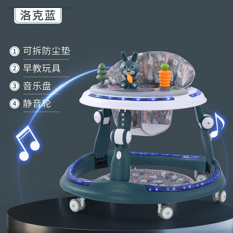 婴儿学步车童车防o型腿多功能防侧翻宝宝可坐推学行车推车