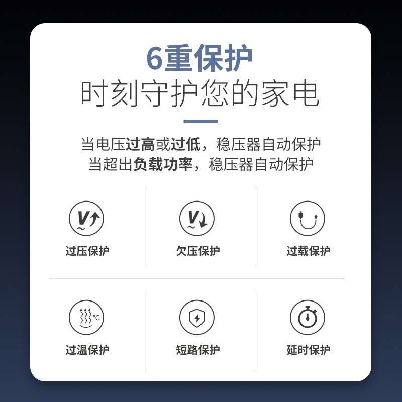 单相智能稳压器家用全自动220v大功率5/7/10/15kw交流稳压器厂家