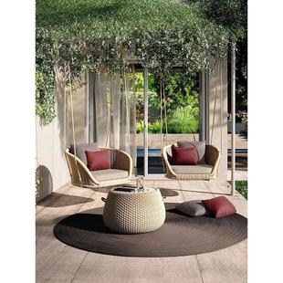 斯堪的纳维亚休闲户外秋千网红艺术摇篮房子庭院单人吊床鸟巢吊椅