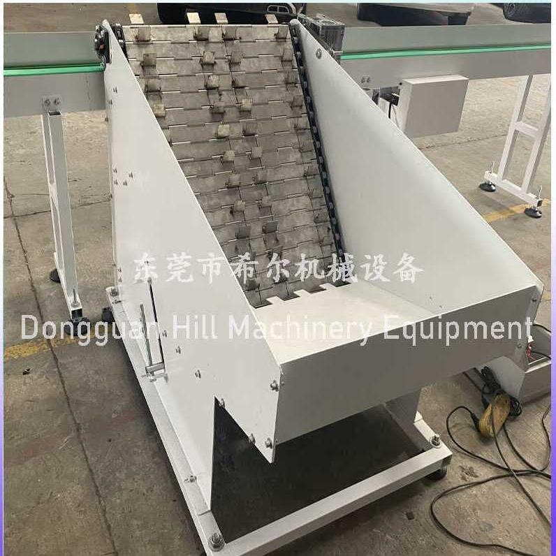 料斗式不锈钢金属提升机上料机食品级爬坡输送机物料颗粒传输带