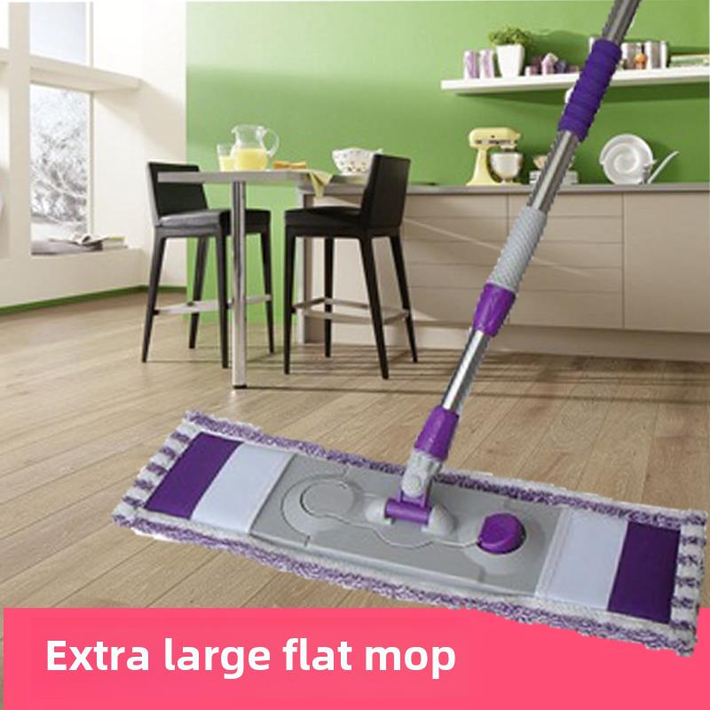 大型拖把毛巾布套地板拖把木地板家用推式拖把旋转拖把