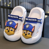 女室内凉拖鞋 男童防滑洞洞鞋 儿童夏宝宝小孩男孩沙滩鞋 汪汪队拖鞋