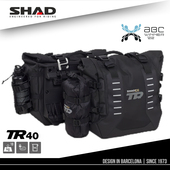 SHAD夏德摩托车边箱防水边包骑行包驮包骑士装 备摩旅机车挂包TR40