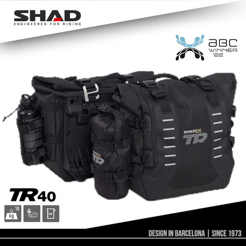 SHAD夏德摩托车边箱防水边包骑行包驮包骑士装备摩旅机车挂包TR40