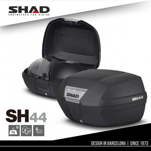SHAD夏德摩托车后座包电动车后备箱尾箱特大工具箱通用置物箱SH44