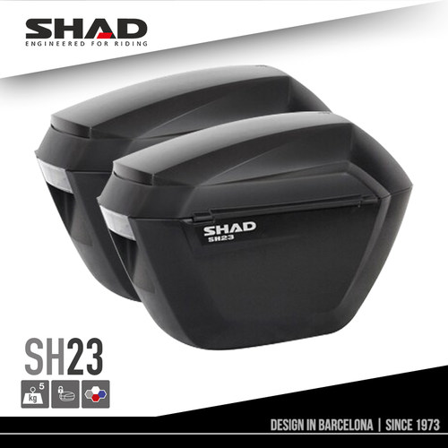 SHAD夏德摩托车通用边箱工具箱储物箱侧箱挂箱机车尾箱后备箱SH23