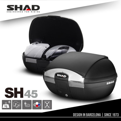 SHAD夏德摩托车尾箱适用于本田ADV350 NSS350通用特大置物箱SH45