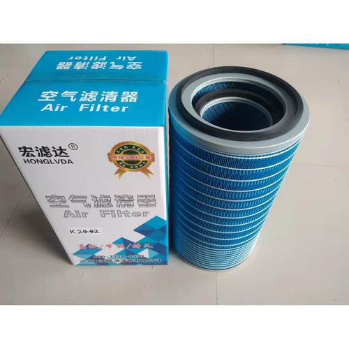 K 2442空气滤芯 D6114 龙工520A 压路机 压路机挖土机 空气滤清器