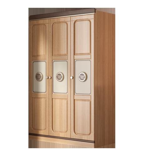 儿童衣柜家用卧室全实木小户型对开门大衣橱现代简约收纳储物柜子