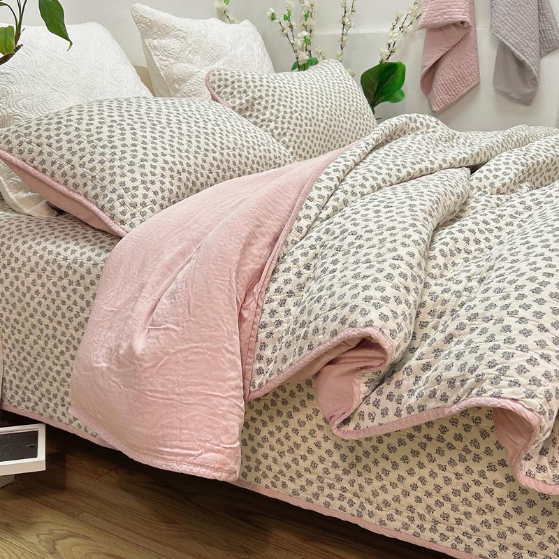 2024春夏天丝莫代尔床盖/被套四件套三件套150床180床夏被夏凉被