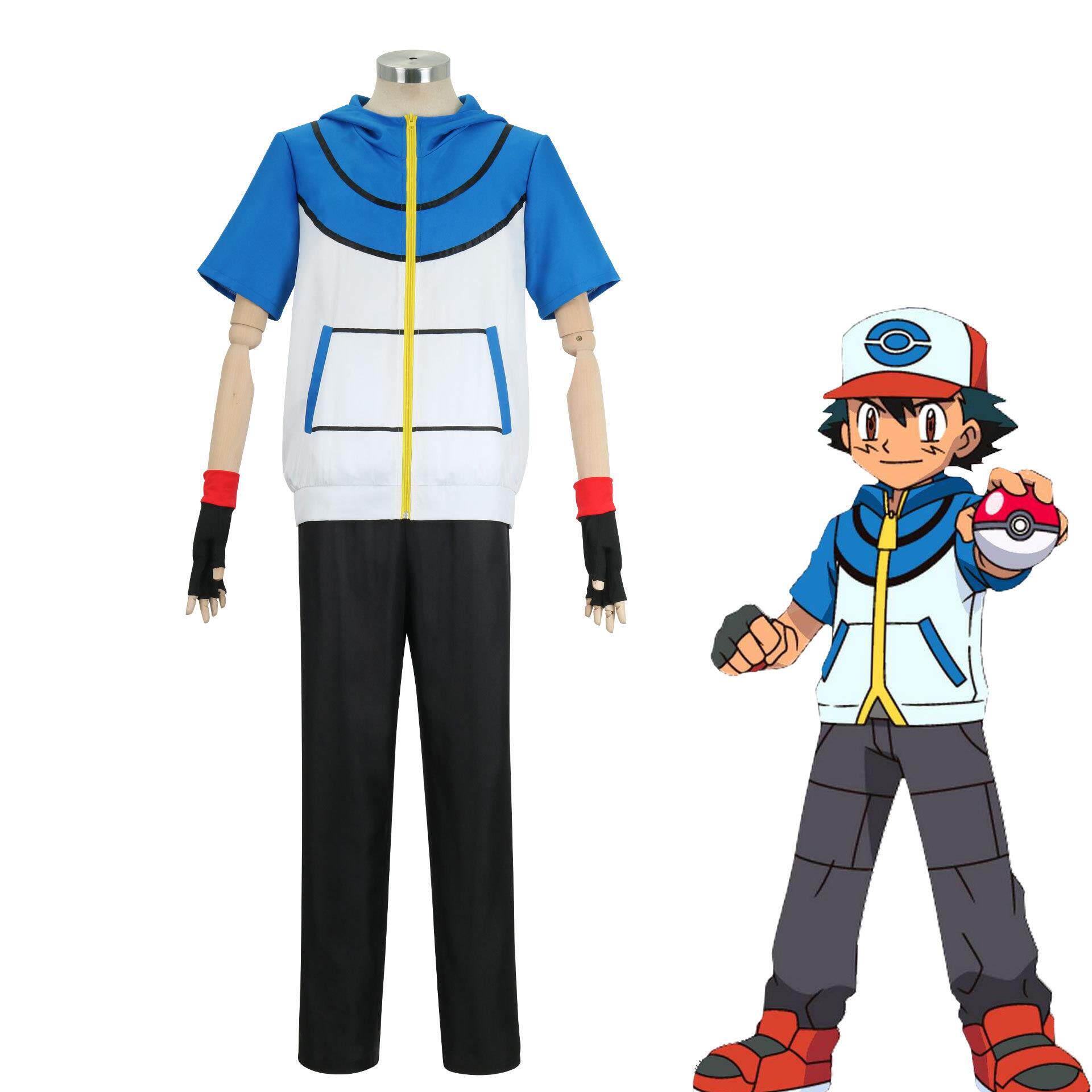 动漫宠物小宝贝cos服小智cosplay演出表演服夏季服装短套装现货