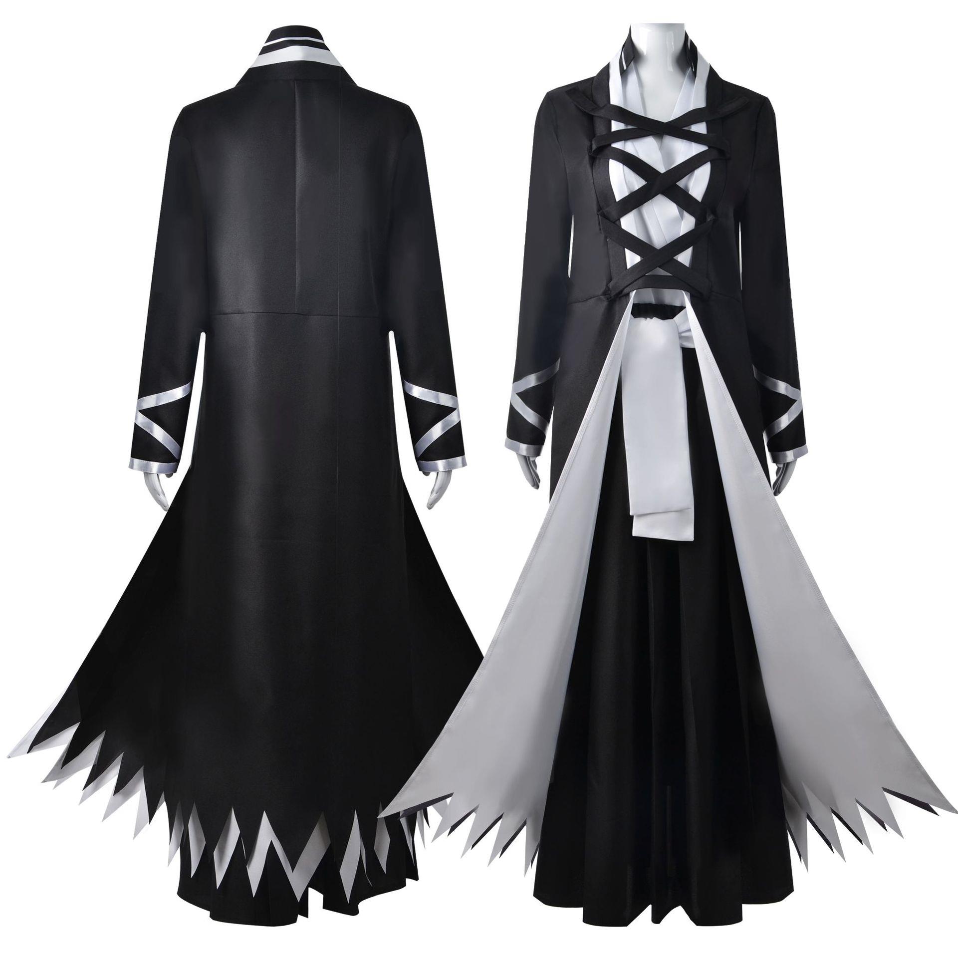 死神千年血战cos黑崎一护死霸装卍解无月cosplay演出舞台服装cos