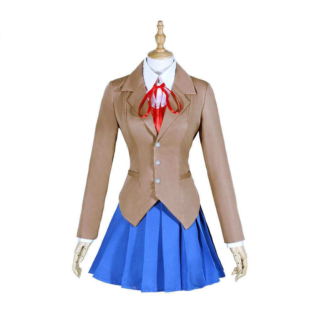 心跳文学俱乐部莫妮卡cos服 日系学校制服套装cosplay服装