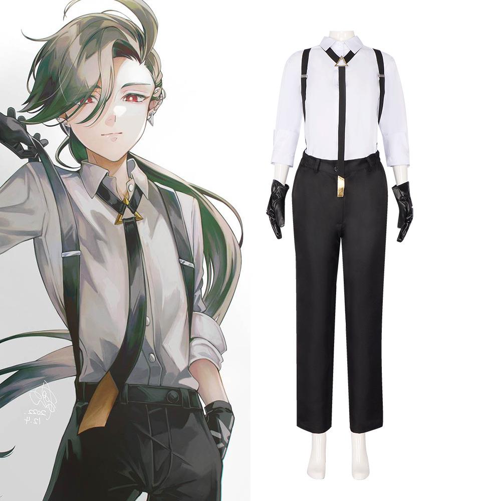 宝可梦cos服朱紫辛俐Cosplay服装男装背带制服日常万圣节扮演服装