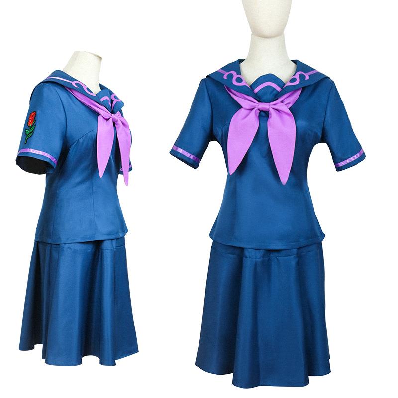 新款jojo的奇妙冒险山岸由花子cos服 刺绣jk服饰 cosplay服装