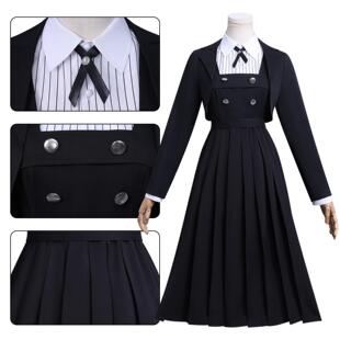 摇滚乃是淑女的嗜好cosplay白矢环黑色校服全套COS服二次元动漫