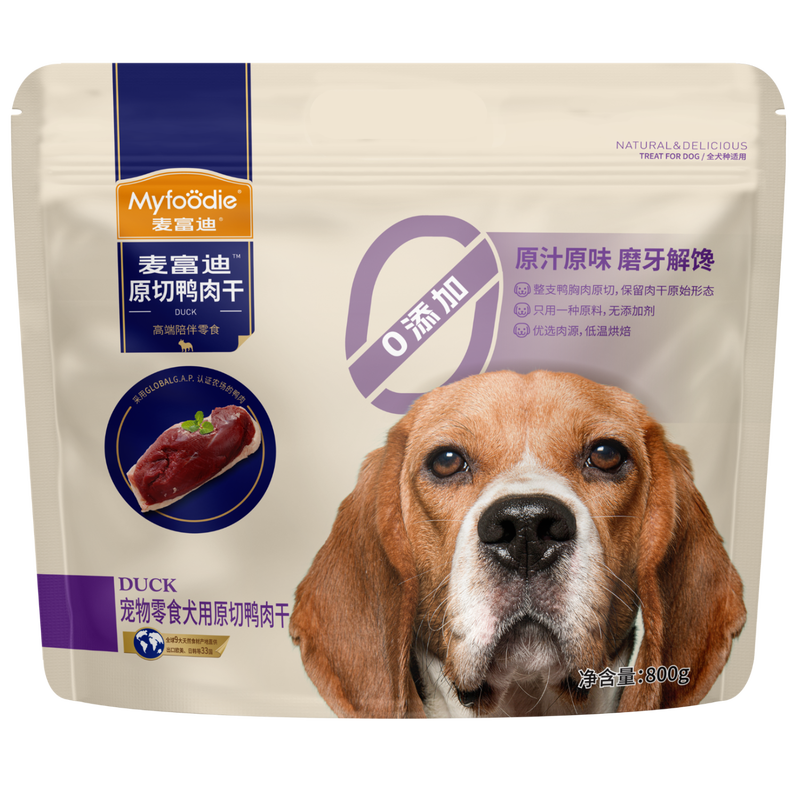 麦富迪原切鸭肉干磨牙奖励