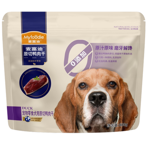 麦富迪原切鸭肉干磨牙奖励