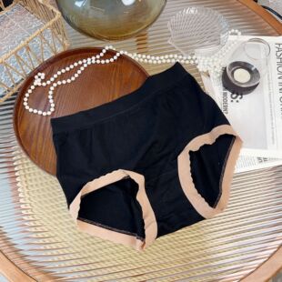 无痕纯棉抗菌裆妈妈三角裤 胖mm200斤高腰超大版 2125 内裤 无缝大码