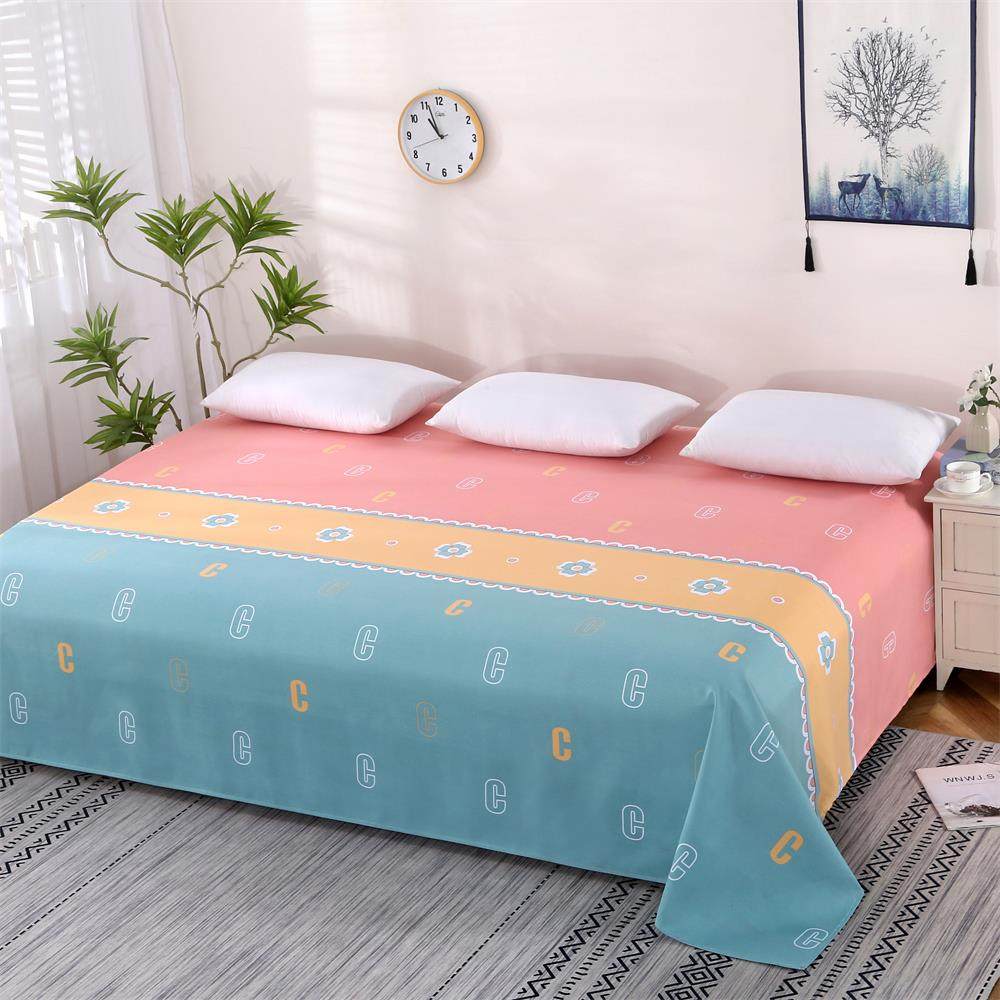 加厚2米2.5米单双人床单农村炕单3米4米大尺寸土炕火炕榻榻米床单