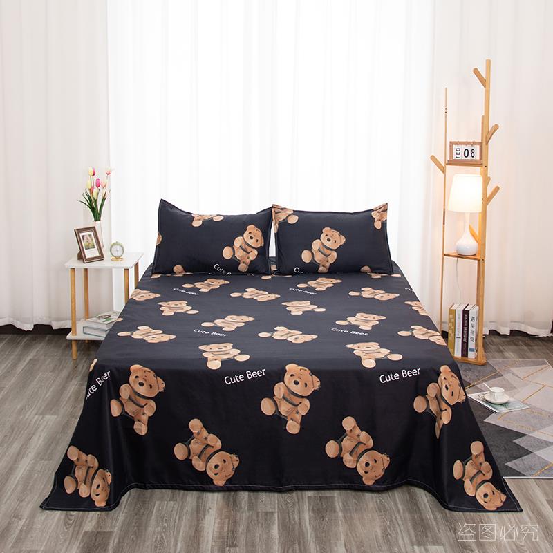 【床单单件】学生宿舍单人床单1.8x2米被单1.5米床盖枕套双人床单