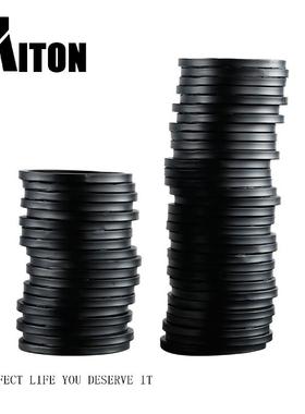 现代简约电视柜黑色异形花瓶摆件样板房桌面创意花器家居软装摆设