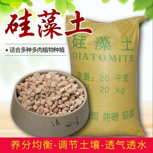 速发硅藻面颗粒兰花君子兰种土介质园艺铺土石多肉颗粒植轻石守宫