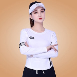 恤跳舞衣套装 上衣健身操棉装 t新服长袖 速发杨丽萍广场舞运动款