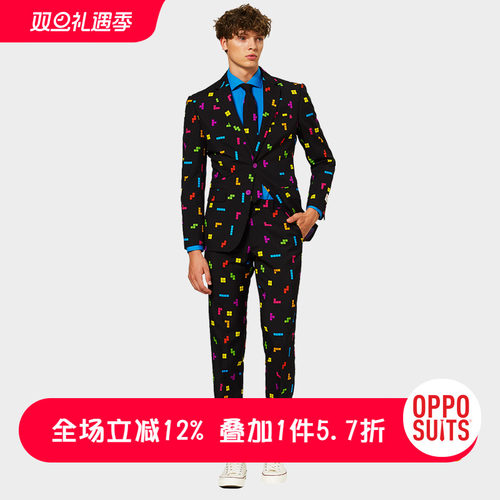 OPPOSUITS三件套休闲西服