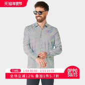 迪斯科舞厅衬衫 男休闲衬衣炸街长袖 衬衫 OPPOSUITS衬衫 oppo西装