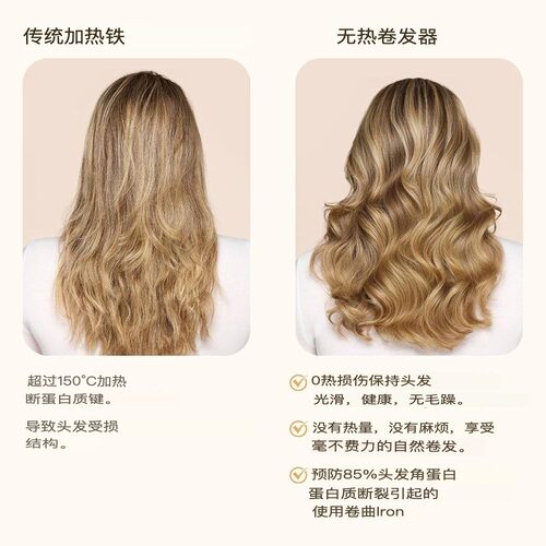 懒人孩童睡眠美发卷发筒免烫无热神器儿童刘海修饰自然大波浪卷