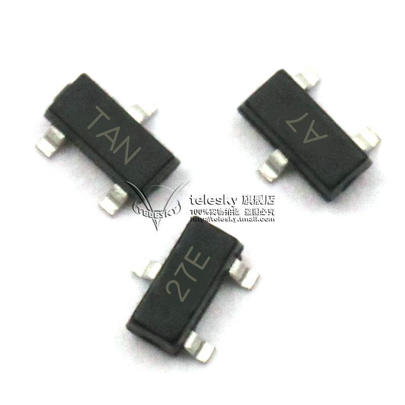 BAV99LT1G NUP2105贴片三极管 开关二极管 SOT23 印字A7/D4 27E