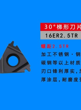 30t型外螺纹刀片钨钢梯形数t控刀头超硬合金16-22ER6/5/4/3/2TR
