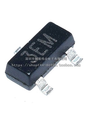 贴片三极管 MMBTH10 丝印3EM 晶体管SOT-23 NPN 0.05A/25V (50个)
