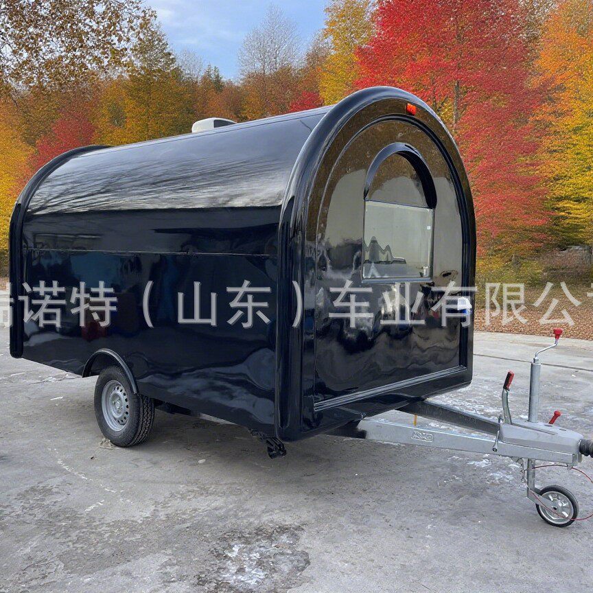 跨境多功能夜市移动餐车海边沙滩景区商用早餐快餐车烧烤摆摊车