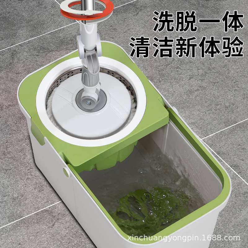 家用拖地桶甩干桶拖地板神器一拖净免手洗旋转拖把拖布桶甩干墩布