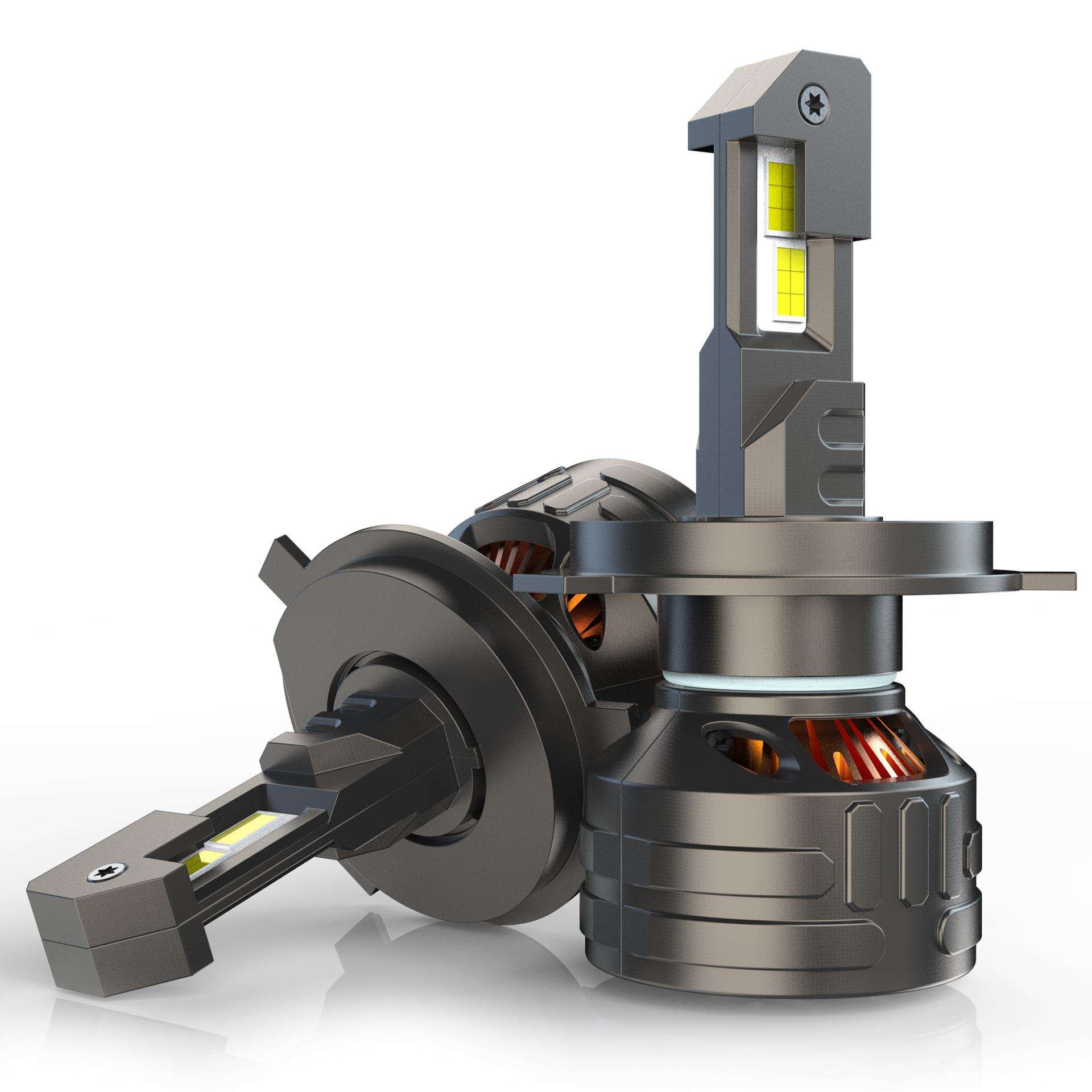 CANBUS汽车led大灯H4灯泡H11 9005 H1 H7大功率100W智能解码雾灯