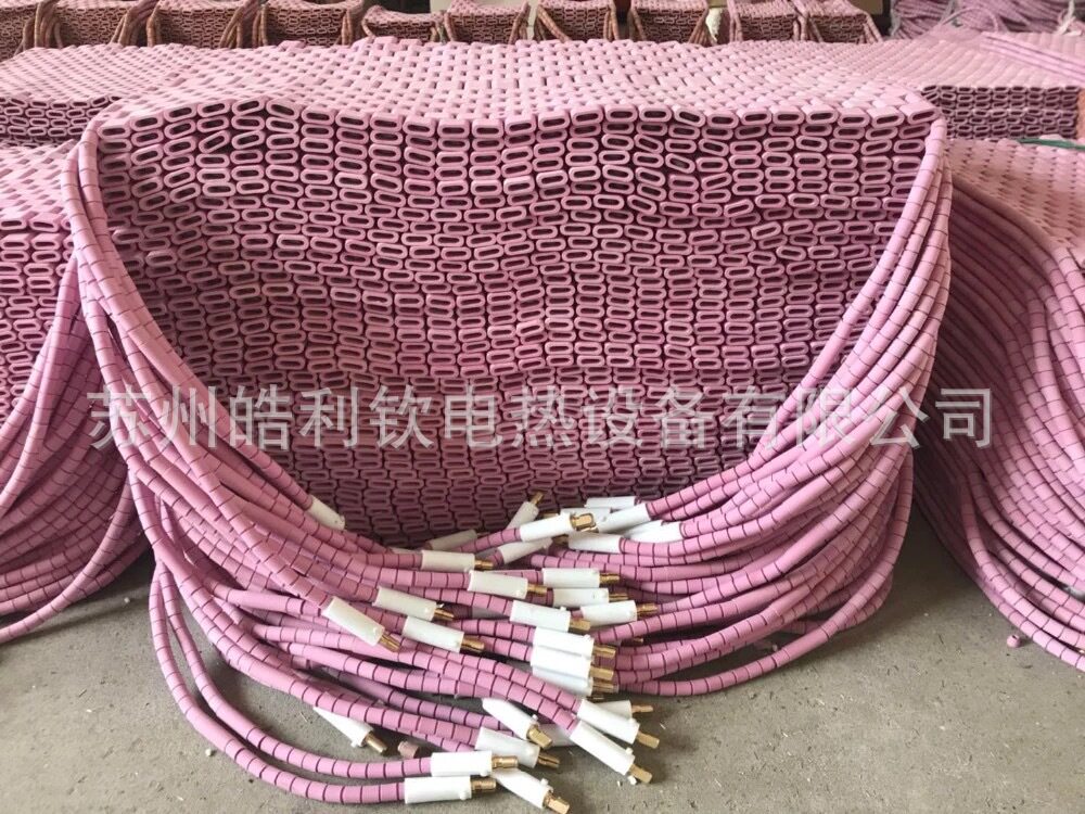 LCD履带式陶瓷电加热器，管道环缝焊前预热，焊后热处理加热片
