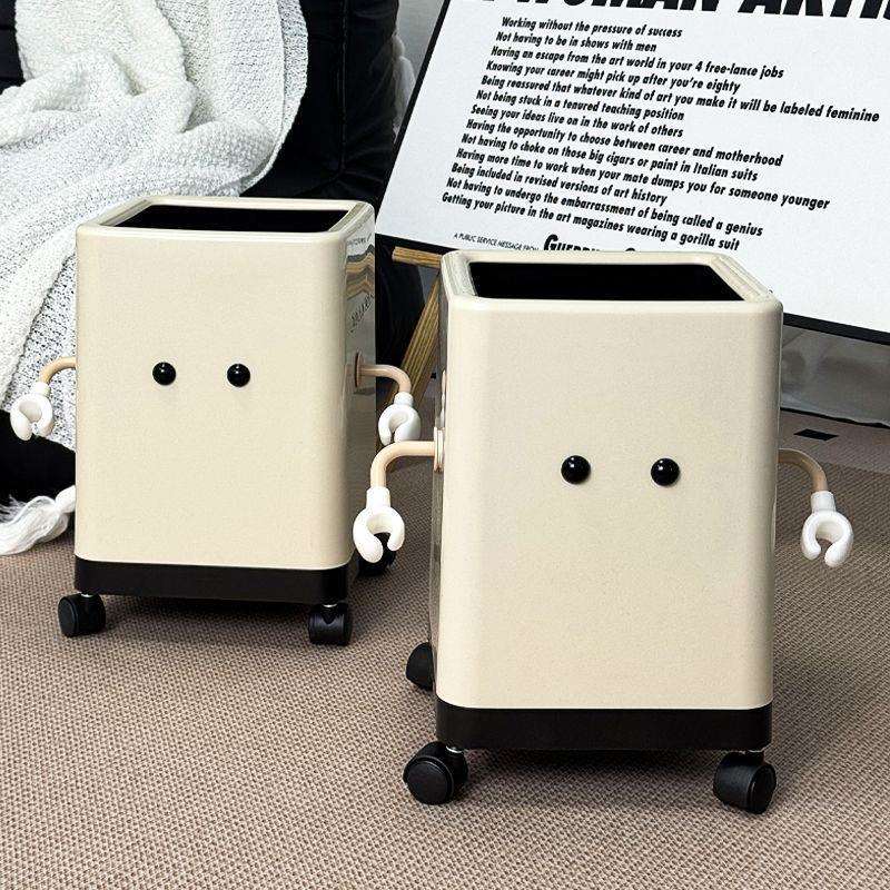 厨房卡通垃圾桶带盖家用大容量收纳客厅卫生间厕所家庭卧室纸篓子