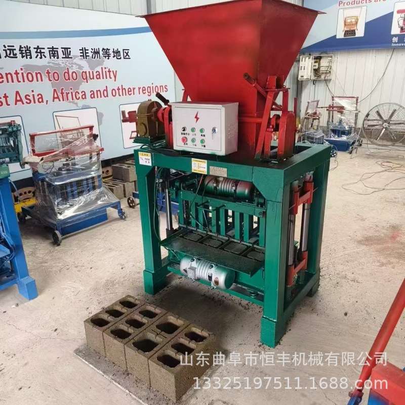 免烧水泥制砖机 外贸制砖机出口非洲砌砖机压砖机 联锁铺路砖机