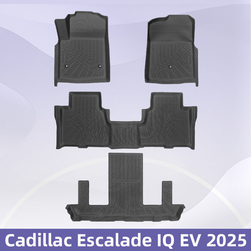 适用于CadillacEscaladelQEV2026TPE脚垫3D全天候后备箱垫
