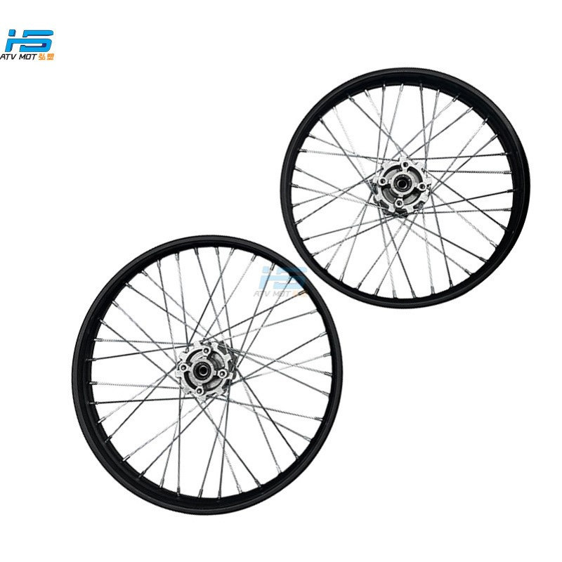 越野摩托车配件T2铁前轮毂1.60X19寸毂芯后轮毂1.60X21寸轮圈鼓芯