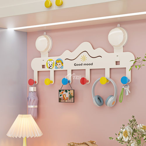 多巴胺吸盘玄关后挂钩免打孔