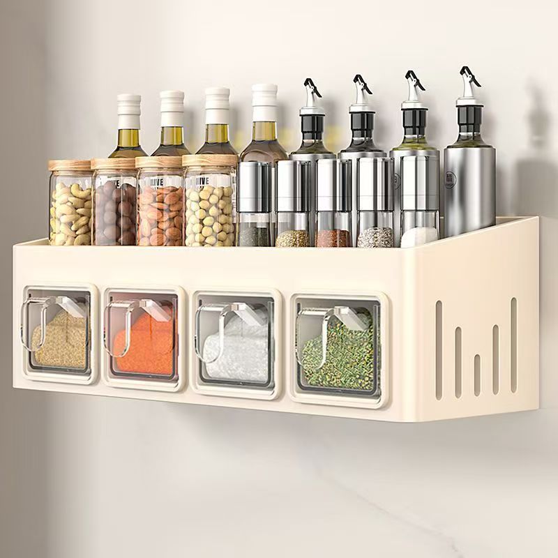 厨房置物架调料盒挂墙壁挂式