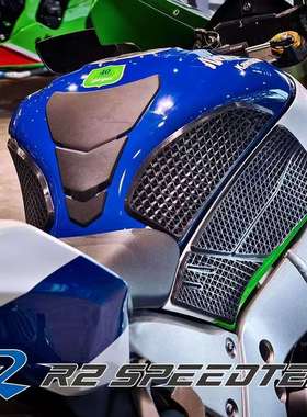 台湾R2SPEEDTEK原创设计专用立体编织油箱贴适用川崎ZX10R ZX10RR
