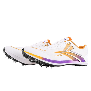 Volanti沃兰迪911黑底闪电钉鞋厚底短跑田径钉子鞋体考跳远比赛