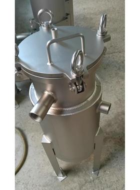 TDL-1P-0.25M2-DN25保温夹套袋式过滤器不锈钢保温夹套袋式过滤器