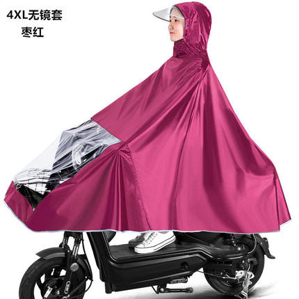 电动电瓶车雨衣女款单人长款全身防暴雨加大加厚骑行专用防水雨披