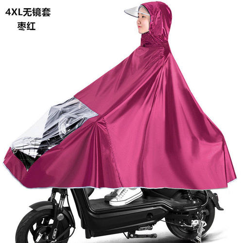 电动电瓶车雨衣女款单人长款全身防暴雨加大加厚骑行专用防水雨披