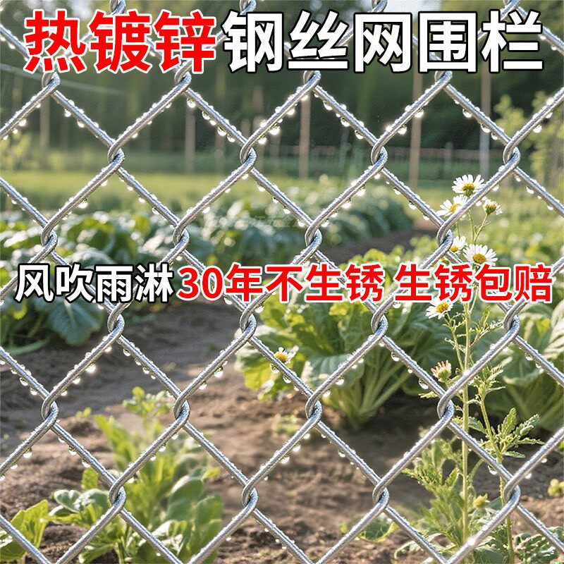 镀锌铁丝网钢丝网围栏栅栏户外护栏网家用养殖牛羊拦鸡网菜园防护